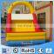 Yellow Blue Red Giant Inflatable Games Moonwalk Combo Bouncers With Slide And Climbing Wall