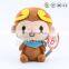 Stuffed & plush toy animal with Ribbons and clothes