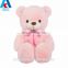lovely girls pink plush stuffed teddy bear toys for gifts