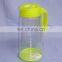 2015 good quality transparent plastic juice pitcher