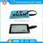 customize word PVC travel luggage tags/airport luggage tags