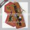 Custom Private New Design Irregular Shape Printed Paper Tags for Jeans