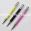 frosted black color barrel elegant metal ballpoint ball pen