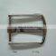 Solid nickle free belt pin buckle/ cap strap buckle/slide release belt buckle for luggage