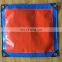 Waterproof 180gsm Blue And Orange Polyethylene Tarpaulin Poly Tarps Fabric