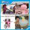 floor standing type stainless steel commercial electric cotton candy making machine with cover and music box