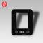 0.7mm chemical strengthened cover glass 4.3inch for payment terminal with semi-transparent black color