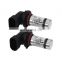 2X 9006 HB4 8000k 100W LED Fog Light Lamp Bulbs DRL Driving Light Blue+Projector