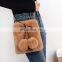 New Fashion Women Lady Small Bags Fuzzy Fluffy Fur Messenger bag With Long Chain