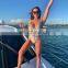 Bikinx Snake print V-neck one piece swimsuit fused Belt sexy swimwear women 2019 Push up bikini mujer bathing suit monokini new