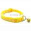 Wholesale Classic Custom Print Paw Adjustable Nylon Dog Collar With Bell