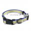 Nylon webbing dog collar matched leash ,soft touch and simple design