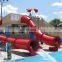 Material Fiberglass Spiral Drop Slide for Swimming Pool