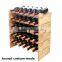 Accept custom-made solid wood wine shelf / rack / holders