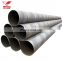 large diameter round SSAW welded spiral steel pipe price