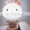 LED Night Light 3D Animal Lamp, Warm White Dimmable Touch Control