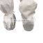 Anti splash white Disposable PE lightweight medical adjustable pp isolation high long shoe boot Covers for hospital