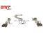super racing tailpipe flexible exhaust pipe for Volkswagen CC downpipe loading cat back with quad double tip