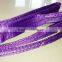 Construction material polyester flat woven webbing sling
