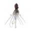 Hot sell 110g/150g/200g rubber squid skirts octopus soft plastic fishing lures