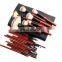 High Quality 26pcs Professional Cosmetic Makeup Brush Set Vegan hair Wood handle Private Label