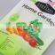 Resealable Laminated Stand-Up clear retail vegetable fruit plastic Vented Produce Bags with zipper