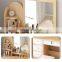 Bedroom Multifunction Wooden Dresser With Mirror And Stool