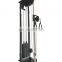 at home gym against the wall crossover cable machine lat pulldown functional trainer commercial life fitness gym equipment