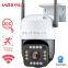 20X Zoom 2МП IP-камера беспроводная Wi-Fi для охраны наружного помещения с ПТЗ, 1080P HD купольная камера видеонаблюдения с функцией отслеживания движения CamHipro