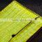 High Quality Wholesale Yellowish Green Color Genuine Real Crocodile Skin Leather Credit Card Holder Purse Pocket Wallet