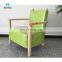 Top Sale Wholesale Price Durable Solid Rubber Wooden Medical Clinic Hospital Cheap Furniture Sofa with Custom Color and Logo