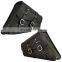 Motorcycle Motorbike Saddle Bag Leather Place 2 pc Waterproof PVC Studded  Motorcycle Saddlebag Luggage Set Touring