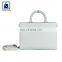 Hot Selling Gold Fittings Fashion Style Zip Closure Type Luxury Genuine Leather Handbag for Women