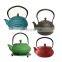 Chinese Teaware Set Instant Hot Water Kettle Black Cast Iron Teapot with Filter