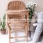 High Quality Rattan Feeding Chair Kids Rattan Doll High Chair with movable desk Best Price Vietnam Manufacturer Wholesale