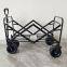 Heavy Duty Foldable Garden Cart Utility Folding Wagon 4 Wheels Camping Cart Beach Trolley