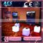 ACS rechargeable IR control color changing light up furniture LED cube
