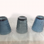Smoke And Navy Blue Colored Drinking Wine Glass Cup For Home Decoration