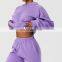 Fall Custom Long Sleeve Casual Warm Fleece Sweatshirt Hoodies Loose Pockets Pullover Tops