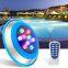 Underwater LED Light IP68 Waterproof Pool Lights with Remote Control Changeable Colors Lights for Swimming Pool