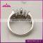 women crown shaped engagement rings