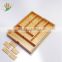 Multifunctional and practical bamboo extensible kitchen utensils cutlery drawer organizer                        
                                                Quality Choice