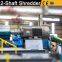 Industrial High Quality Recycling Crushing Machine Waste Paper Plastic Pipe Shredding Double Shaft Shredder