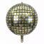 Wholesale 22-Inch 4D Laser Disco Foil Balloons Silver Gold for Birthday Wedding Disco Party Decorations