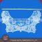 Customized Fashion hot selling front collar lace crochet neck embroidery neckline designs