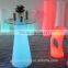 PE Plastic Bar Table with LED light and remote control YXF-50120K