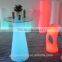 PE Plastic Bar Table with LED light and remote control YXF-50120N