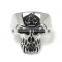 stainless steel skull biker customized jewelry
