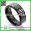 High quality ring jewellery for men center tungsten matte wedding ring best price anniversary ring