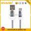 top selling products 2015 Wholesale nylon braided usb charger cable for samsung mobile nylon braided micro usb data cable